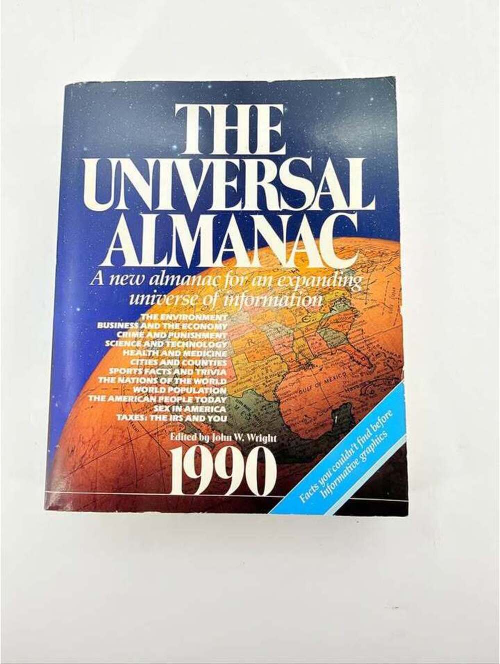 The Universal Almanac 1990 Paperback Book